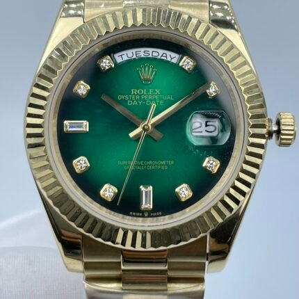 Rolex Datejust Green dial / Automatic Movement/ Jubilee strap- 39mm -Replica Watches