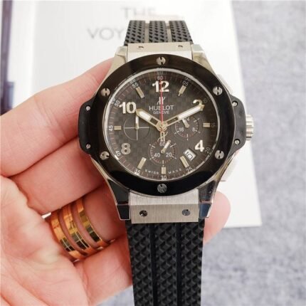 Hublot Big Bang Black Rubber Strap Chronograph- 42mm
